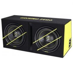Subwoofer Bassreflex box 2x 12 inch 2000 watt SPL